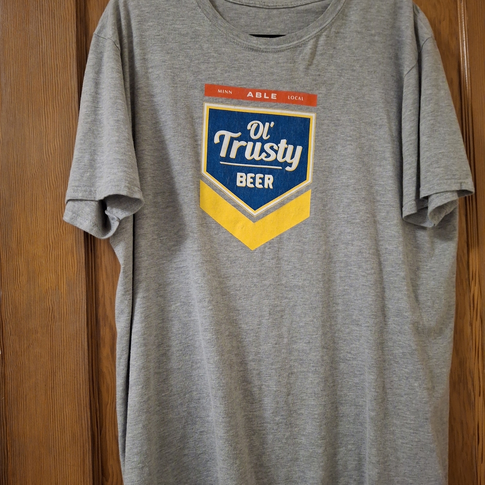 Ol' Trusty Beer Grey T-Shirt